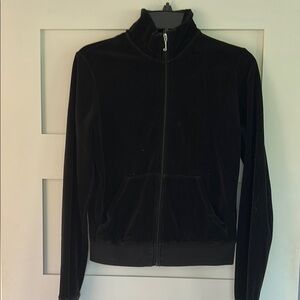 Vintage 2005 Juicy Couture Women's Black Velvet Jacket Large
